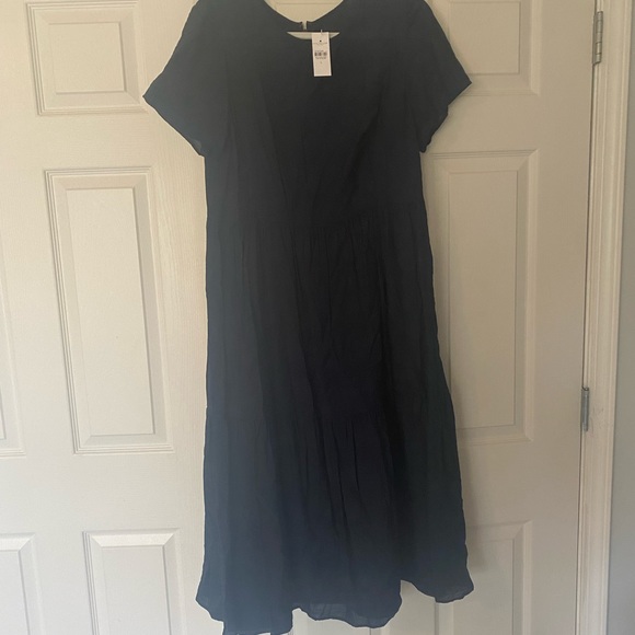 New with Tags - Ann Taylor Factory Navy Dress Large - Picture 3 of 7